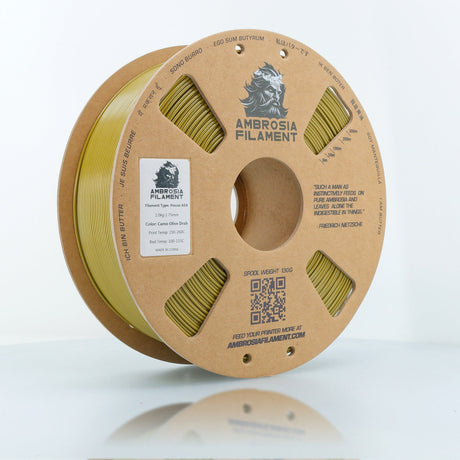 AMBROSIA PLA Filament of the Gods - 1KG Bambu AMS Friendly Cardboard Spools Premium 3D Printing Filament