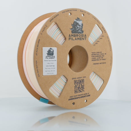 AMBROSIA PLA Filament of the Gods - 1KG Bambu AMS Friendly Cardboard Spools Premium 3D Printing Filament