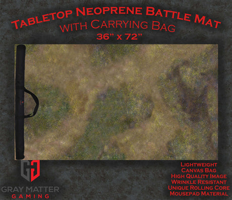 Autumn Prairie - Neoprene Battle Mat - Warhammer, AoS, 40K, Kill Team, MCP, Shatterpoint, Legion, More