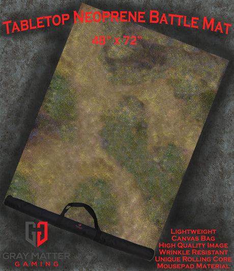 Autumn Prairie - Neoprene Battle Mat - Warhammer, AoS, 40K, Kill Team, MCP, Shatterpoint, Legion, More