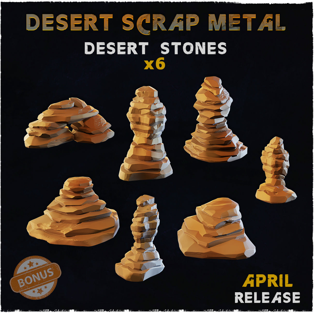 Desert Scrap Metal - Basing Bits