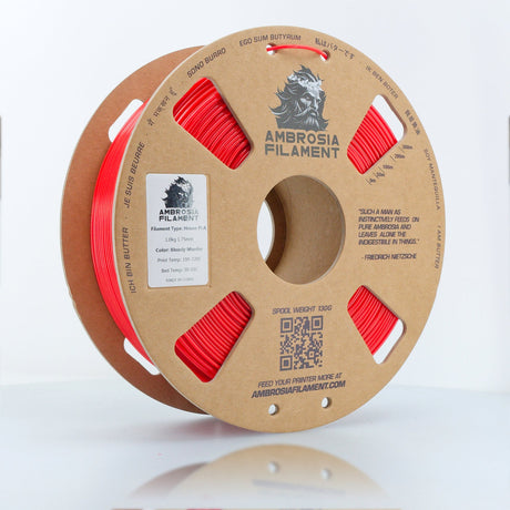 AMBROSIA PLA Filament of the Gods - 1KG Bambu AMS Friendly Cardboard Spools Premium 3D Printing Filament