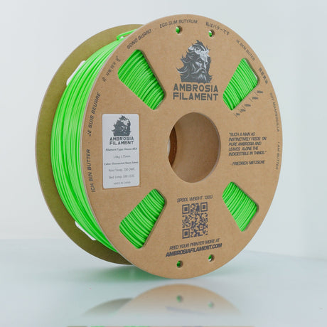 AMBROSIA PLA Filament of the Gods - 1KG Bambu AMS Friendly Cardboard Spools Premium 3D Printing Filament